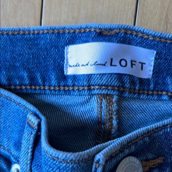 LOFT Blue Skinny Jean 29 petite - Picture 3 of 8
